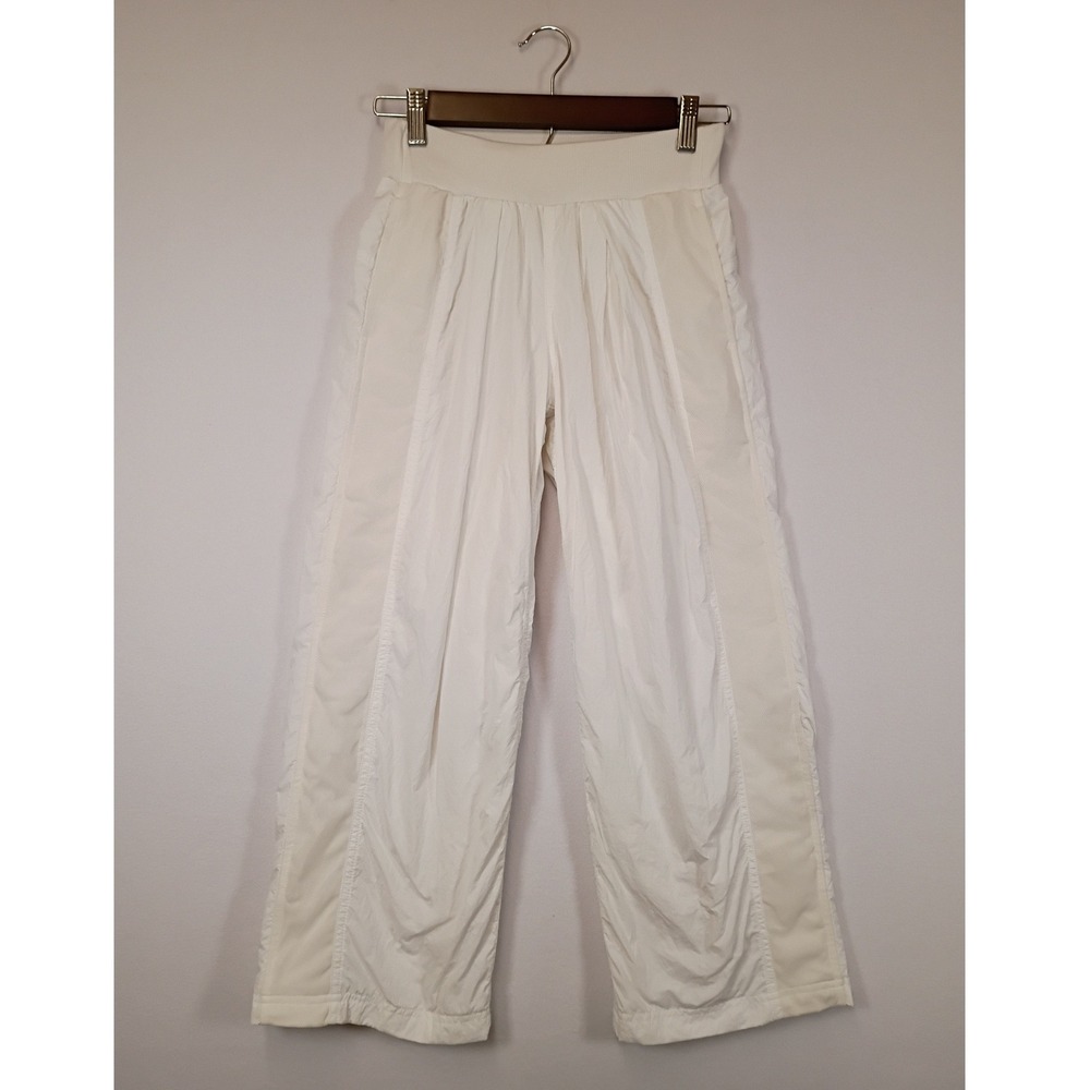 Gorpcore Old Navy Womens Size M 8 White High Rise Mesh Panel Jogger Pants